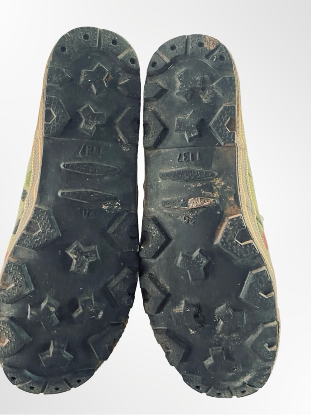 Men's Camouflage High-Top Athletic Sneakers - Green Camo - Picture 4 of 9